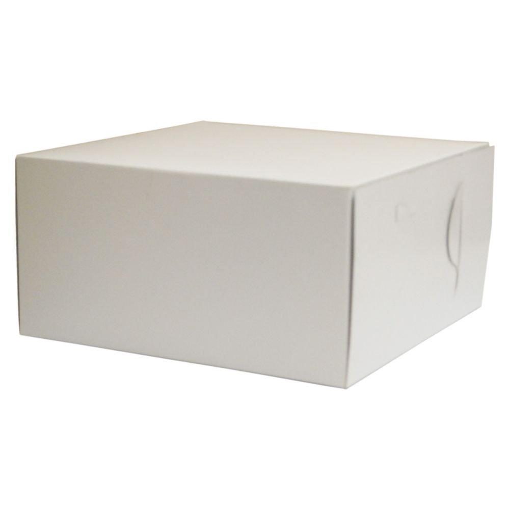 Honeymoon Paper Plain White 12" x 12" Pastry Box