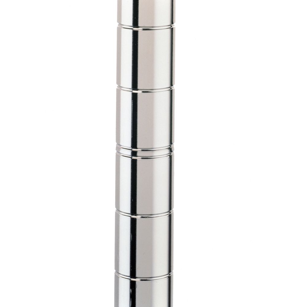 Super Erecta SiteSelect Post for Stem Casters, Plated, 86" H