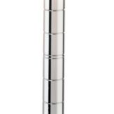 Super Erecta SiteSelect Post for Stem Casters, Plated, 86" H