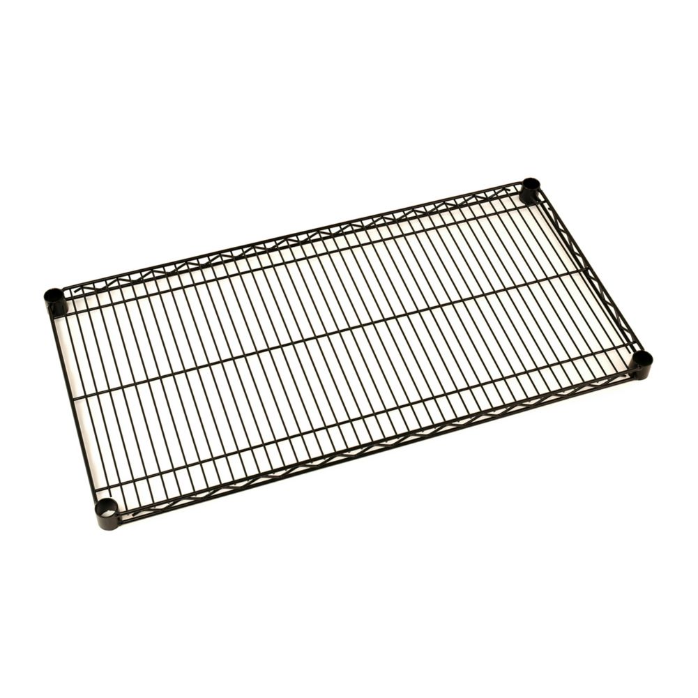 Super Erecta Wire Shelf, Black, 14" x 48"
