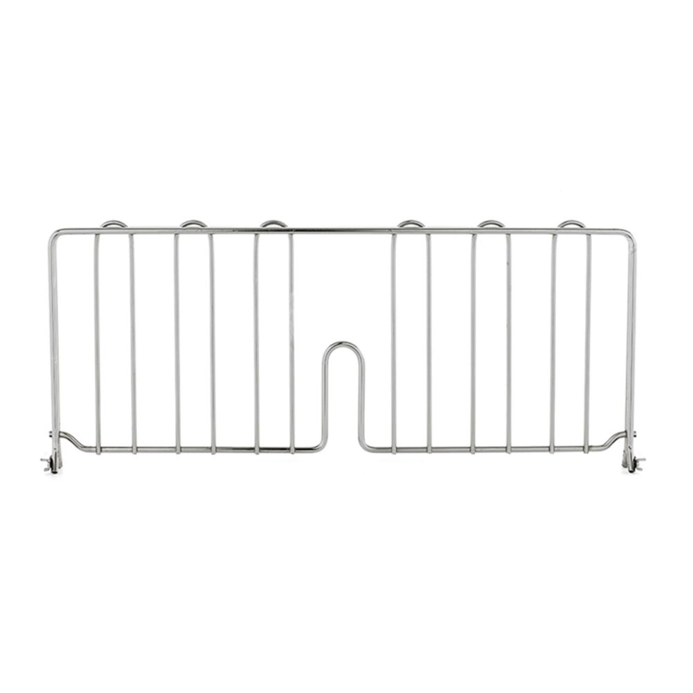 Metro&reg; Super Erecta&reg; Chrome 21" x 8"H Shelf Divider