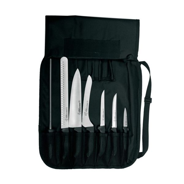 Dexter Russell SofGrip&trade; 7-Piece Chefs Knife Set w/ Black Handles