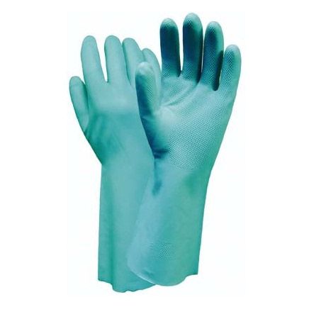 Wells Lamont Large Green Unsupported Nitrile Gloves, 13"