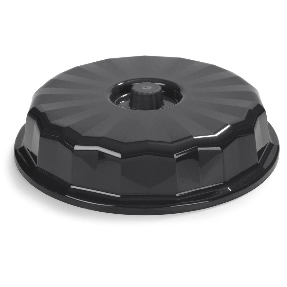 Dinex&reg; Tropez Black Onyx Convection / Therm. Dome f/ 9" Plate