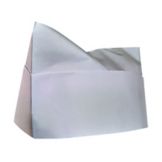 Cellucap&reg; White Paper Crown Overseas Cap