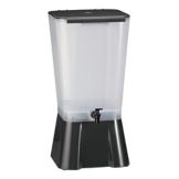Tablecraft 5 Gal. Black & White Plastic Beverage Dispenser