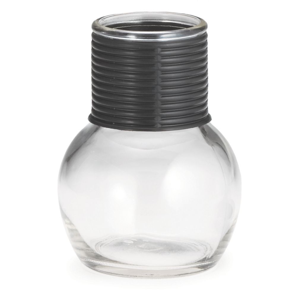 Tablecraft Glass 10 Oz Hottle with Black Band