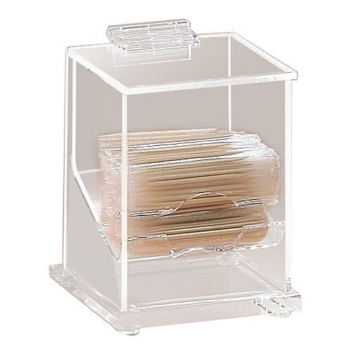 Cal-Mil&reg; Clear Toothpick Dispenser for Wrapped Toothpicks