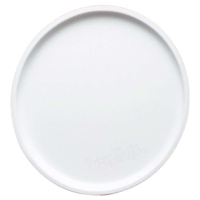 Cal-Mil&reg; White 12" Round ABS Plastic Tray