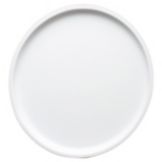 Cal-Mil&reg; White 12" Round ABS Plastic Tray
