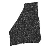 Cal-Mil&reg; 12" x 15" Black Ice X-Stone Tray