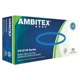 Tradex Ambitex&reg; Large Powdered All Purpose Synthetic Vinyl Gloves