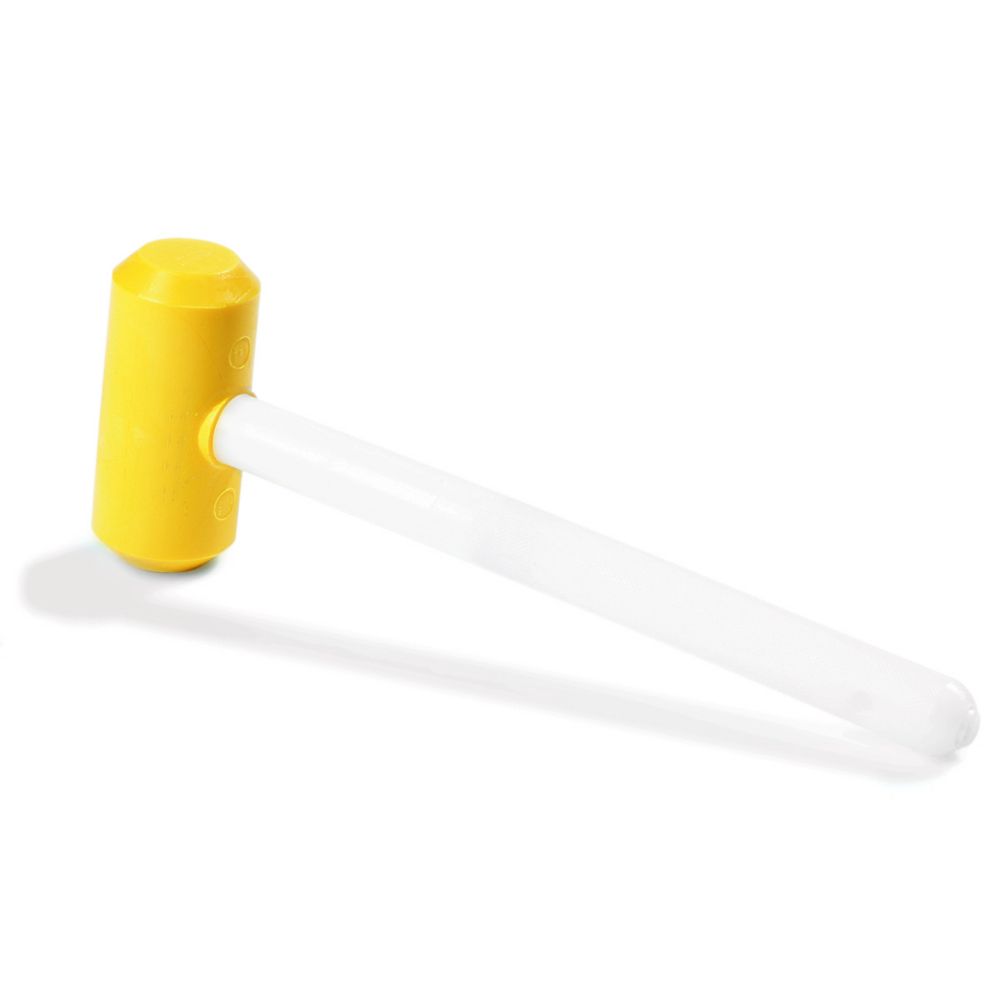 Carlisle Sanitary Meat Mallet, Yellow, 14"