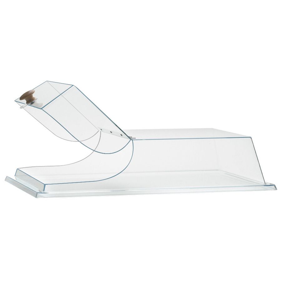 Cal-Mil&reg; Clear Standard Cover w/ End Door for Chafers and Trays