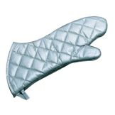 Arden Benhar Silicone Silver Non-Stick Elbow-Length 16" Oven Mitt