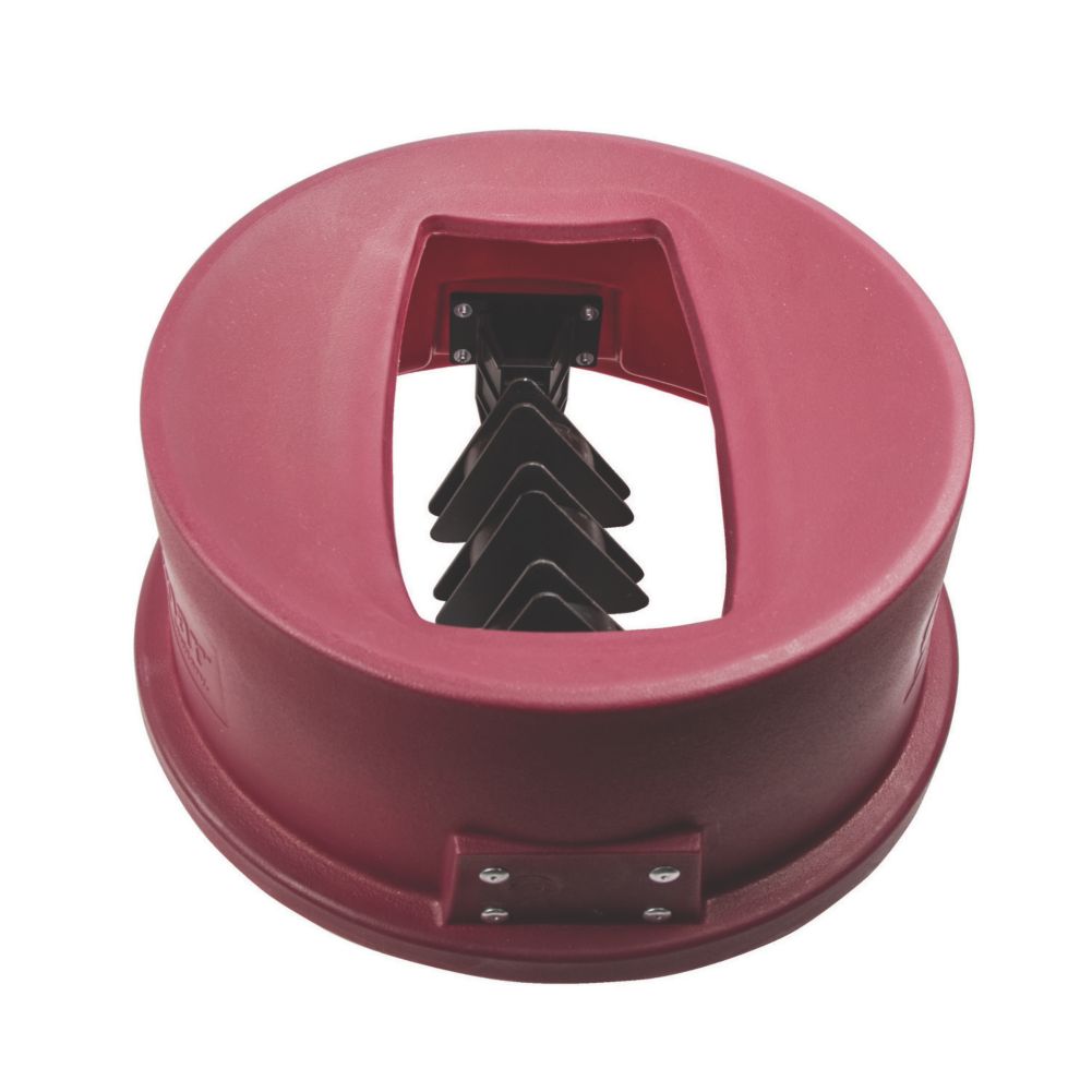 San Jamar&reg; KatchAll&reg; Red 20-Gallon Flatware Retriever