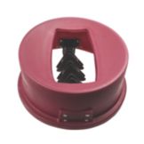 San Jamar&reg; KatchAll&reg; Red 20-Gallon Flatware Retriever