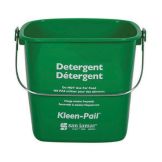 San Jamar&reg; Green 6-Quart Kleen-Pail&reg;