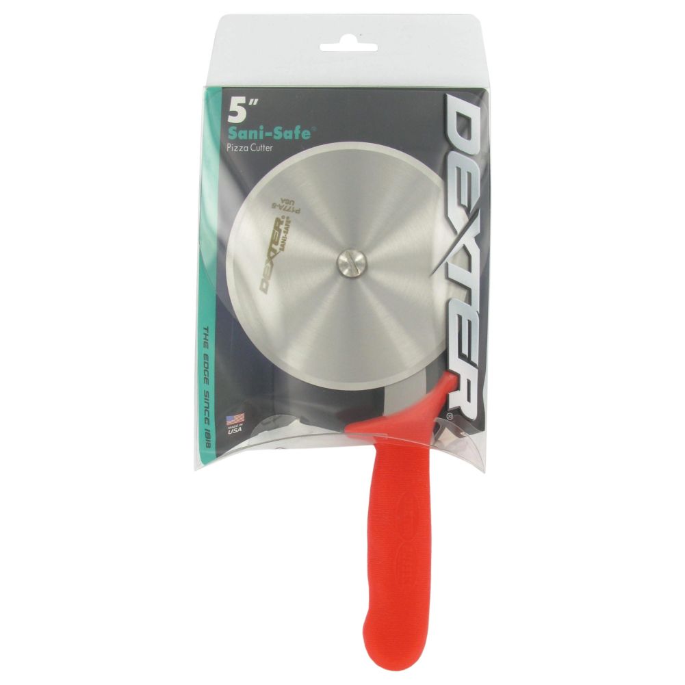 Dexter Russell Sani-Safe&reg; Red Handle 5" Pizza Cutter