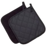 Arden Benhar Black Flame-Resistant Pyrotex&reg; 8" Pot Holder