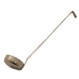 Allied Metal 2 Oz. Stainless Steel Flat Bottom Ladle
