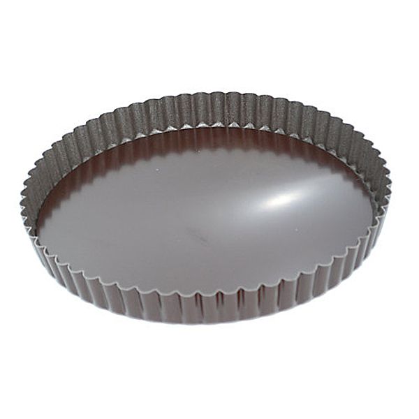 Allied Metal 9.63" Non-Stick Fluted Cake Mold with Loose Bottom