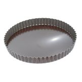 Allied Metal 9.63" Non-Stick Fluted Cake Mold with Loose Bottom