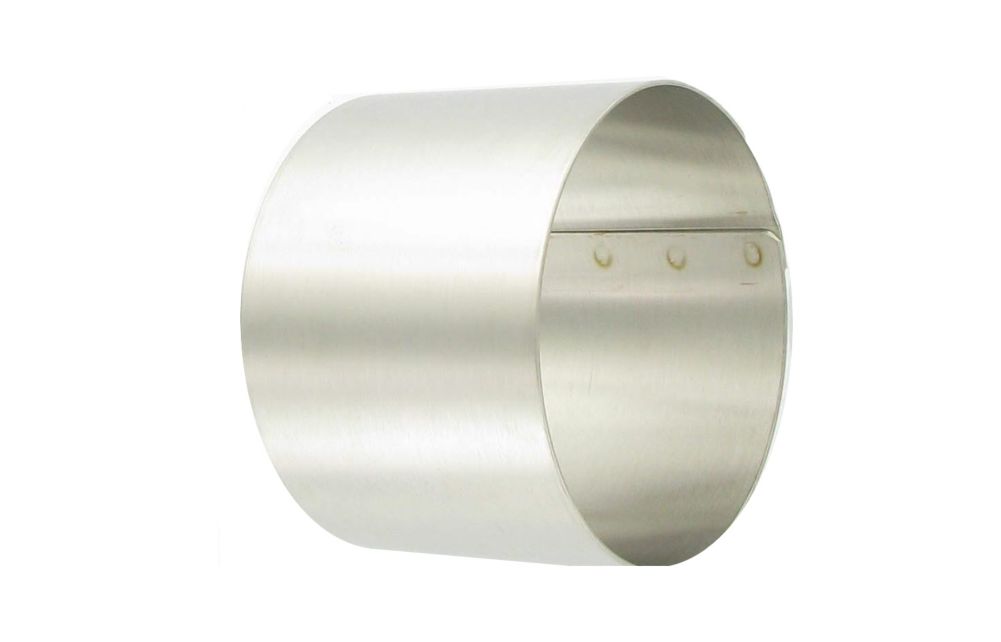 Allied Metal 4" x 3" Stainless Steel Cake Ring