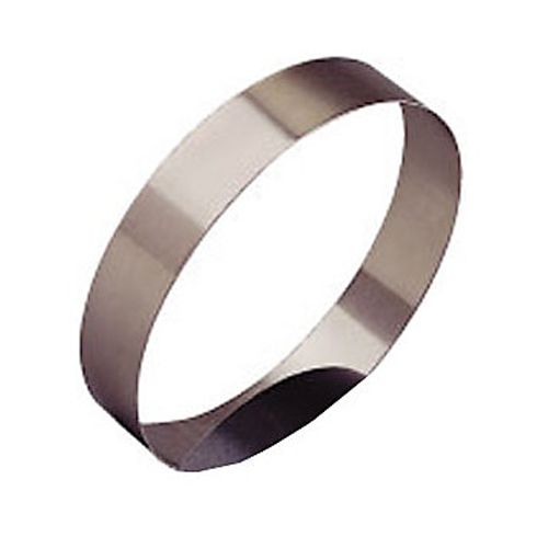 Allied Metal 10" x 3" Stainless Steel Cake Ring