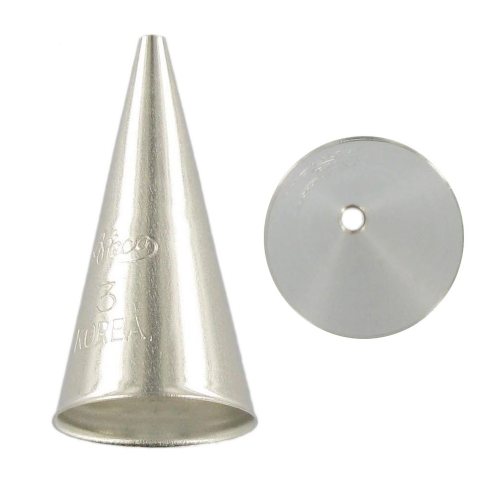 Ateco Decorating Plain Round Pastry Tube #3