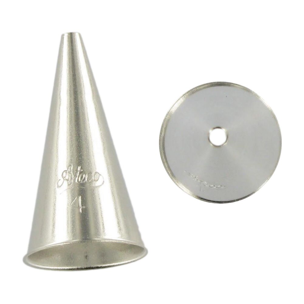 Ateco Decorating Plain Round Pastry Tube #4