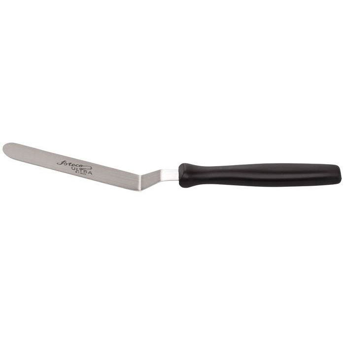Ateco  S/S 8-3/4" Bakers Offset Spatula w/ Black Plastic Handle