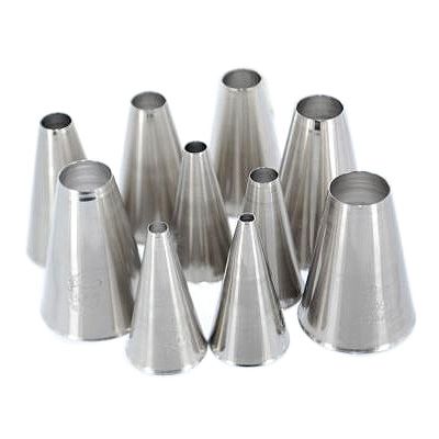 Ateco Plain 10-Piece Decorating Pastry Tip Set