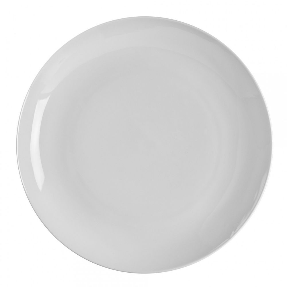 Ten Strawberry Street Classic Coupe White 12" Charger Plate