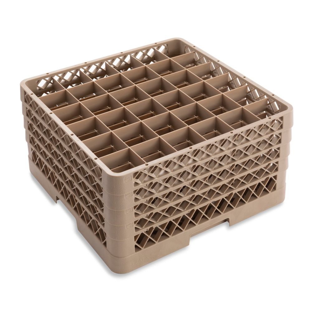 Traex&reg; 36 Compartment 4 Extender Beige Glass Rack