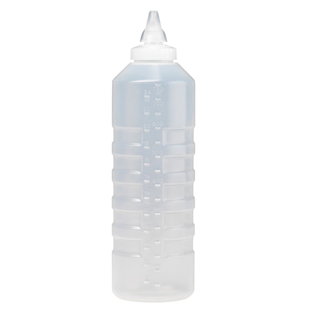 Traex&reg; 24 Oz. Clear Squeeze Bottle with Closable Cap