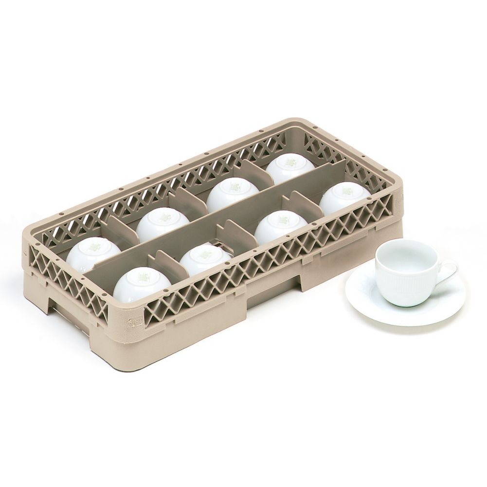 Traex Half-Size 8 Compartment Glass Rack w/ Extender