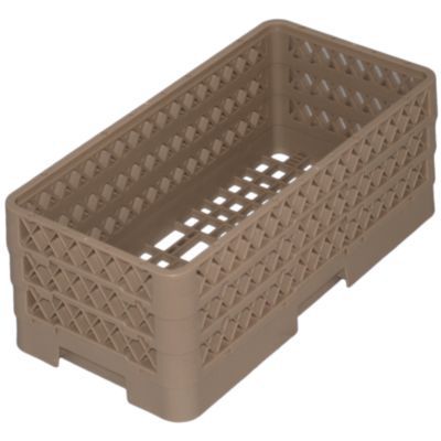 Traex&reg; 7-5/16" High Beige Half-Size Open Rack