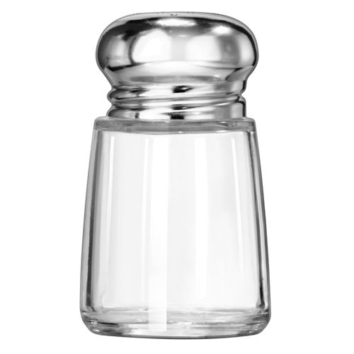Traex Dripcut Salt and Pepper 2 oz Container w/ Chrome Lid