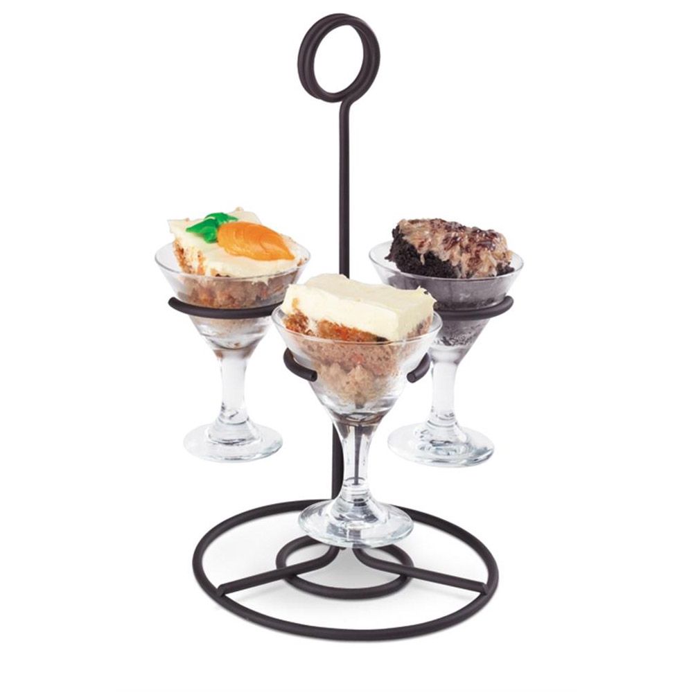 Traex&reg; Black Wire Circular Glass Caddy