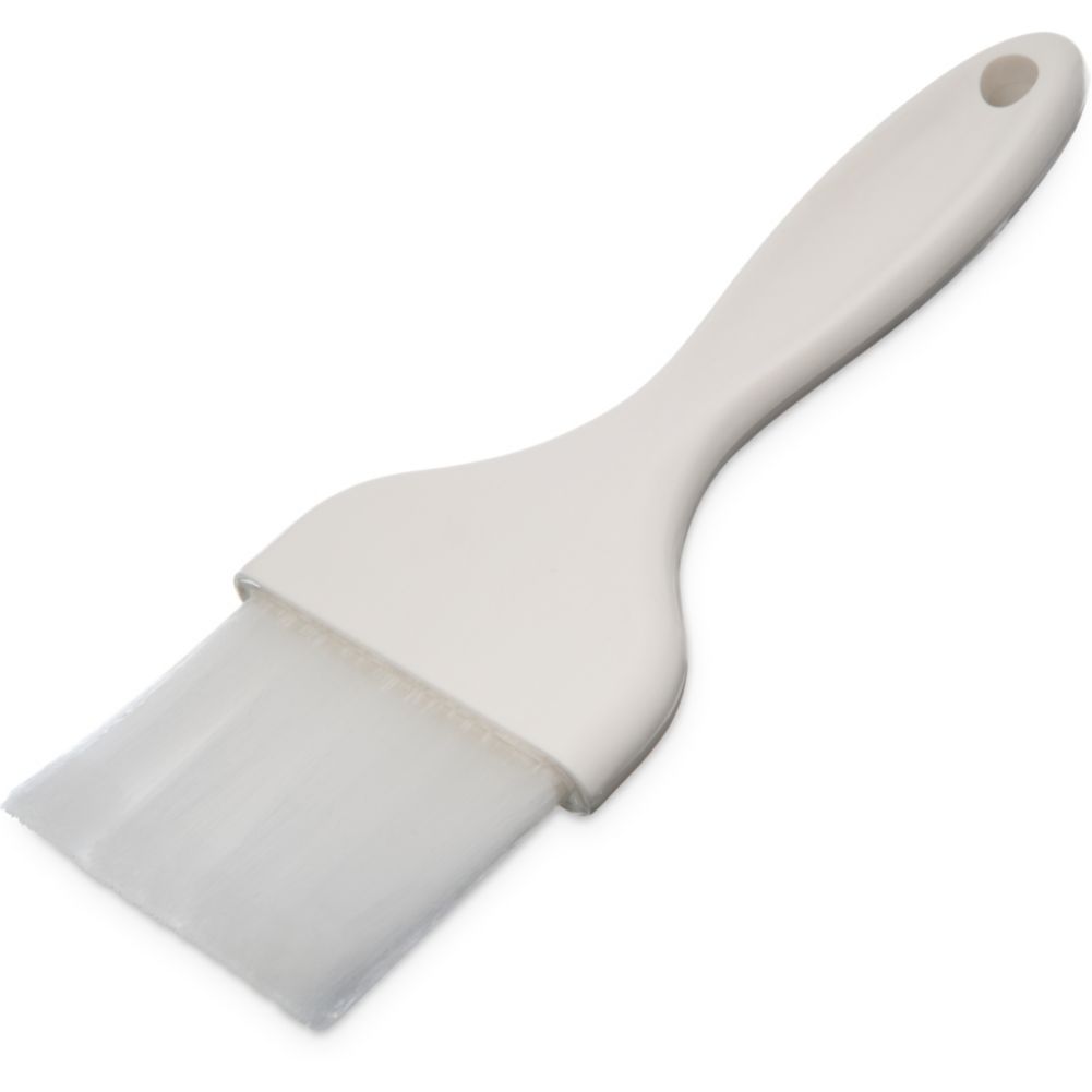Carlisle Sparta&reg; Galaxy Flat Pastry Brush w/ Nylon Bristles, White