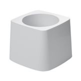 Rubbermaid White 5" Toilet Bowl Brush Holder for 6310 Brush