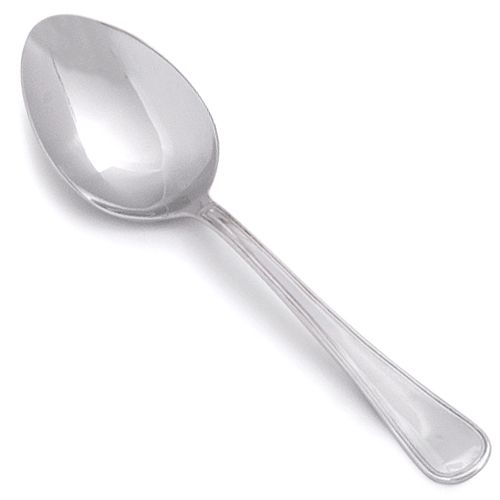 Carlisle&reg; Aria&trade; 10" Stainless Steel Solid Spoon