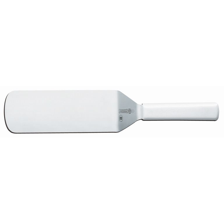 Mundial Turner w/ Molded White Handle - 8" x 3"