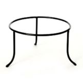 Black Iron Pate Stand, 5" H x 8" D