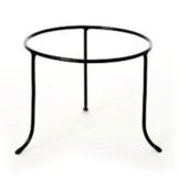 Black Iron Pate Stand, 7" H x 8" D