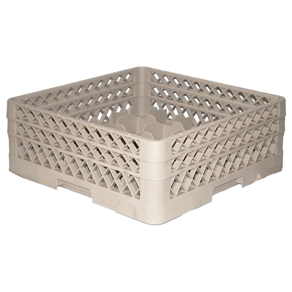 Traex&reg; 20 Compartment 2 Open Extenders Beige Glass Rack