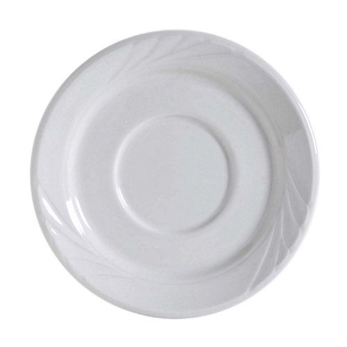 Tuxton&reg; Sonoma 5-1/2" Porcelain White Saucer