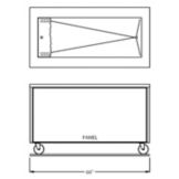 Randell&reg; Ranserve 4 Pan Size Enclosed Base Cold Food Table