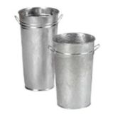 FMS Galvanized Vase, 12"